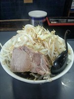 「へーちゃんラーメン（麺カタ・ヤサイ・ニンニク・カラメ）」@へーちゃんラーメンの写真