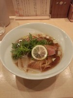 「鴨そば（細麺）」@紫 くろ㐂の写真