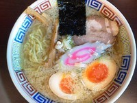 「中華ソバ・塩（煮玉子TP）￥600円（＋100円）」@中華ソバ 鳴門の写真