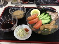 「冷やし茶ラーメン（つけ麺）、780円」@まぁちゃん拉麺の写真