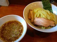 「あっさり鶏醤油つけ麺（大盛）\850」@七麺鳥の写真