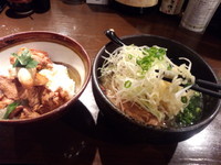 「極塩冷しとりそば800円」@和酒Bar 和味の写真