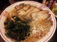 「燕三条系背油そば油増し　８５０円」@宮崎郷土料理 どぎゃんの写真