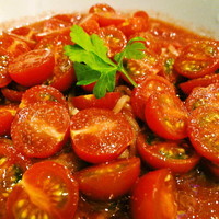 「冷製 赤いらぁ麺 1,200円」@Due Italian シオサイトの写真