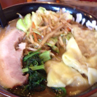 「5月限定 大粒ワンタンタン麺 800円」@ラーメン 大山家の写真