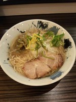 「鯵ニボ汐そば（塩）」@志奈そば 田なかの写真