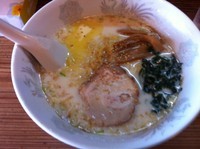 「牛乳ラーメン」@ハイブリットの写真