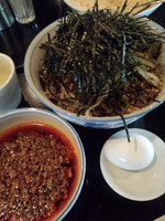 「冷たい肉そば850円」@そば処 港屋MINATOYAの写真