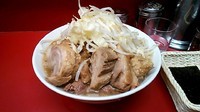 「塩ラーメン豚増し ヤサイニンニク」@ラーメン二郎 西台駅前店の写真