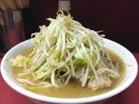 「ラーメン豚入り ￥750 ニンニク カラメ」@ラーメン二郎 ひばりヶ丘駅前店の写真