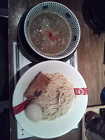 「味玉つけ麺(魚)(中盛)(あつもり)」@ラーメン凪 豚王 大宮店の写真