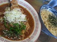 「【5月限定】ピリ辛納豆つけ麺（大）￥780」@ラーメンアキラの写真