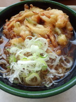 「海鮮かき揚げそば460円」@笠置そば 神谷町店の写真