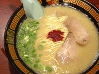 「天然とんこつラーメン」@一蘭 アトレ上野 山下口店の写真