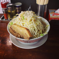 「ラーメン 野菜増しアブラまし」@ラーメン 龍郎の写真