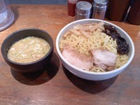 「塩つけ麺、大盛り」@風来居 渋谷店の写真