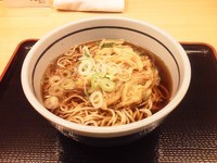 「天ぷらそば」@吉そば 銀座本店の写真