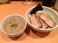 「味玉濃厚煮干しつけ麺＋肉２枚」@麺家 一鶴の写真