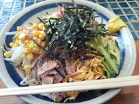 「冷やし醤油（８５０円）」@らーめん たけ虎の写真