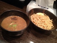「濃厚つけ麺（７５０円）・大盛（１００円）」@つけ麺 晴天の写真
