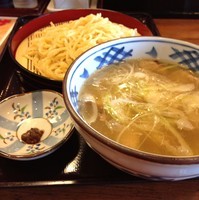 「鶏塩つけ麺（￥580）※」@壱鵠堂 環八糀谷店の写真