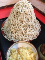 「もりそば・富士山盛り（500円）」@そば処 味奈登庵 青木橋店の写真