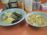 「ネギつけ麺（大盛り）」@ラーメンショップ 高鍋本店の写真