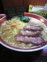 「特製塩らーめん(細麺)＋大盛」@麺処 懐やの写真