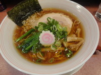 「中華そば（濃口醤油）＋ライス」@らーめん天神下 大喜の写真