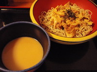 「肉盛り！ゴマ酢つけそば　【530円】」@大江戸そば 八潮店の写真