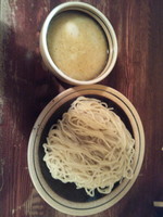 「鶏白湯つけめん＋味付け玉子」@麺・酒処 ぶらりの写真