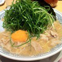 「肉そば（九条ねぎ）」@丸源ラーメン 高石店の写真