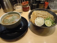 「味玉鶏魚介つけ麺 特盛」@麺匠 たか松 日本橋茅場町店の写真