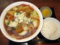 「広東麺＋小ライス680円（日替わりランチ）」@中華ダイニング いい田の写真