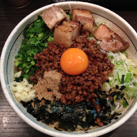 「ど肉台湾まぜそば(大盛)」@濃厚担々麺 はなび 蟹江店の写真