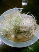 「ネギチャーシュー大盛&もやし」@横浜らーめん 壱八家 本厚木店の写真
