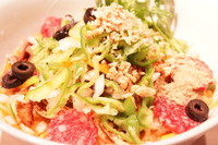 「ピザソバ（オリーブ、アンチョビ、野菜）」@ajito ismの写真