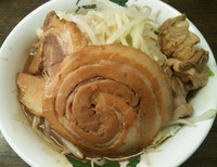 「雷そば（並）（680円）＋ 半豚増し（100円）」@雷 北松戸本店の写真