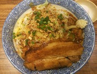 「【限定】汁無し華麗油そば」@ラーメン燈郎の写真