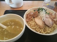 「【季節限定】梅塩つけ麺+大盛　780＋100＝880円」@中華そば 田家 本店の写真