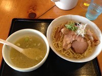「【季節限定】梅塩つけ麺」@中華そば 田家 本店の写真