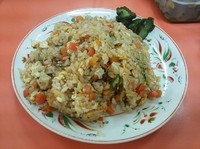 「Bセット（みそラーメン+小ヤキメシ）￥850」@竹家ラーメンの写真