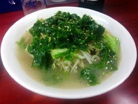 「生アオサの塩ラーメン 800円」@九州大分ラーメン 麺恋亭 中華街店の写真