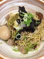 「和えそば(M)￥８００＋半熟味玉￥５０」@麺場voyageの写真