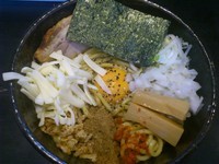 「カレーまぜそば￥750＋チーズ￥50＋チーズ￥50＝￥850」@狼煙 〜NOROSHI〜の写真