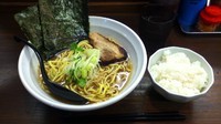 「こってりラーメン(中盛)+ライス」@麺屋 クラー軒の写真