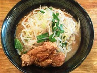 「鷹の爪ラーメン（プチ唐揚げTP）￥700円（＋150円）」@ラーメン専門 味一の写真