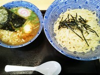 「特製つけそば　並　あごだし豚骨」@つけそば まき野 経堂農大通り店の写真