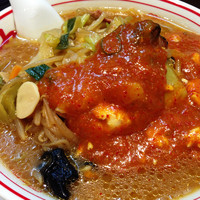 「蒙古タンメン+野菜大盛」@蒙古タンメン中本 秋津店の写真