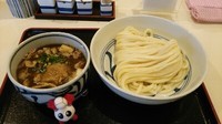 「肉汁うどん中盛」@手打うどん 長谷沼の写真